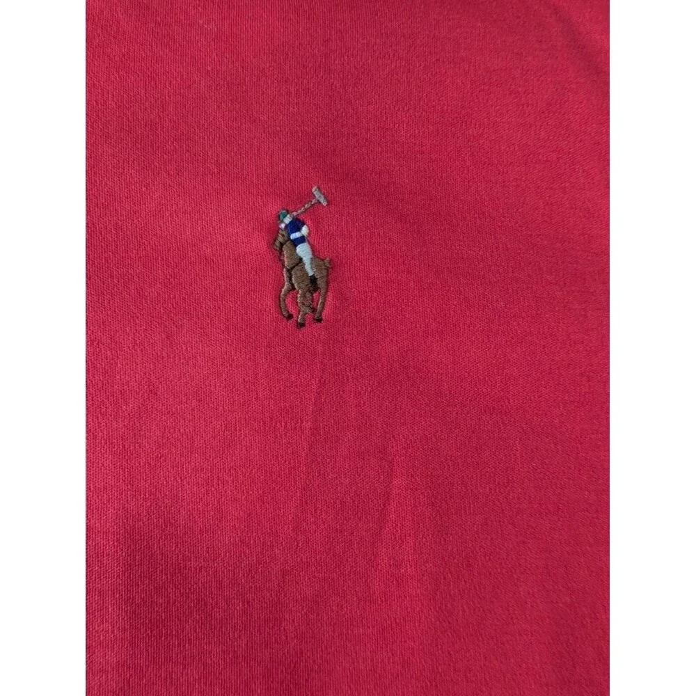 Polo Ralph Lauren Mens XL Classic Fit Polo Shirt Red Pony Cotton SS